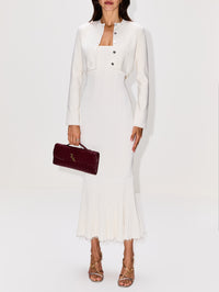 Atalanta Cardigan,GALVAN,WHITE,Image 2