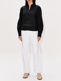 Grayson Top,PROENZA SCHOULER,BLACK,Image 2