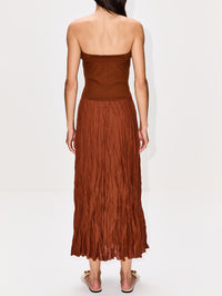 Light and Sound Ankle Dress,JOHANNA ORTIZ,MOCCA,Image 4