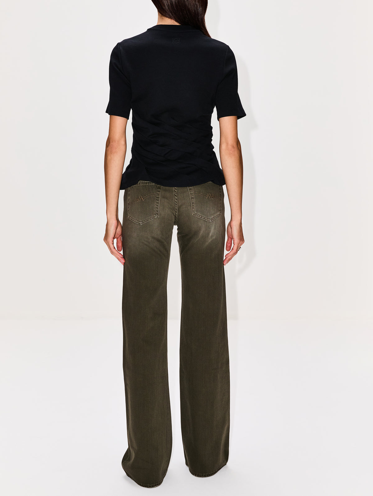 Twisted Top,LOEWE,BLACK,Image 3