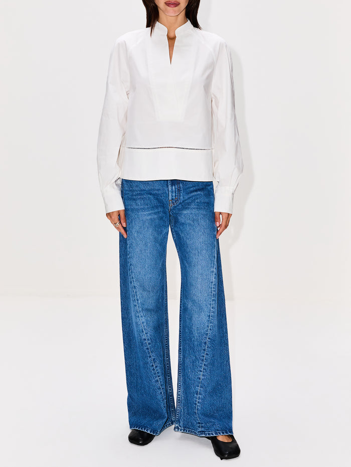 Grayson Top,PROENZA SCHOULER,WHITE,Image 1