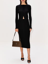 Ryanne Skirt,PROENZA SCHOULER,BLACK,Image 2