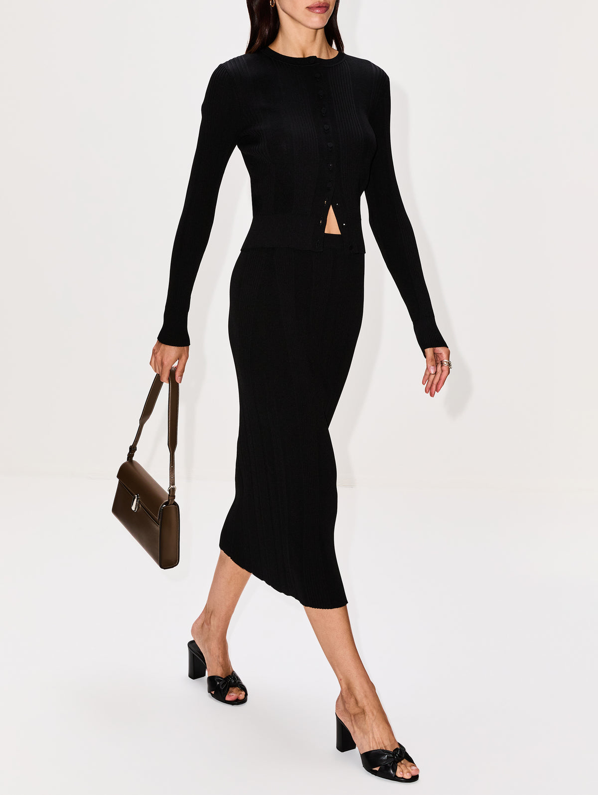 Ryanne Skirt,PROENZA SCHOULER,BLACK,Image 3