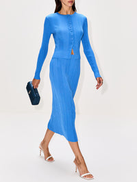 Ryanne Skirt,PROENZA SCHOULER,BLUE,Image 3