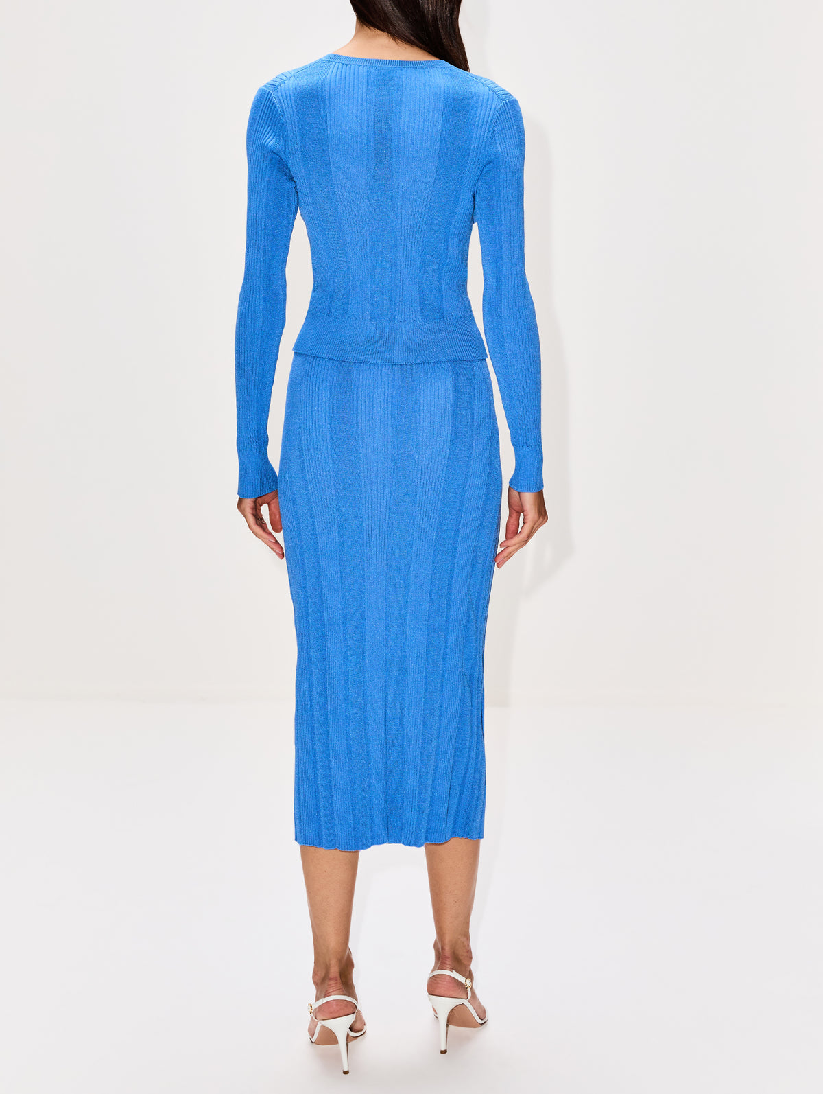Ryanne Skirt,PROENZA SCHOULER,BLUE,Image 4