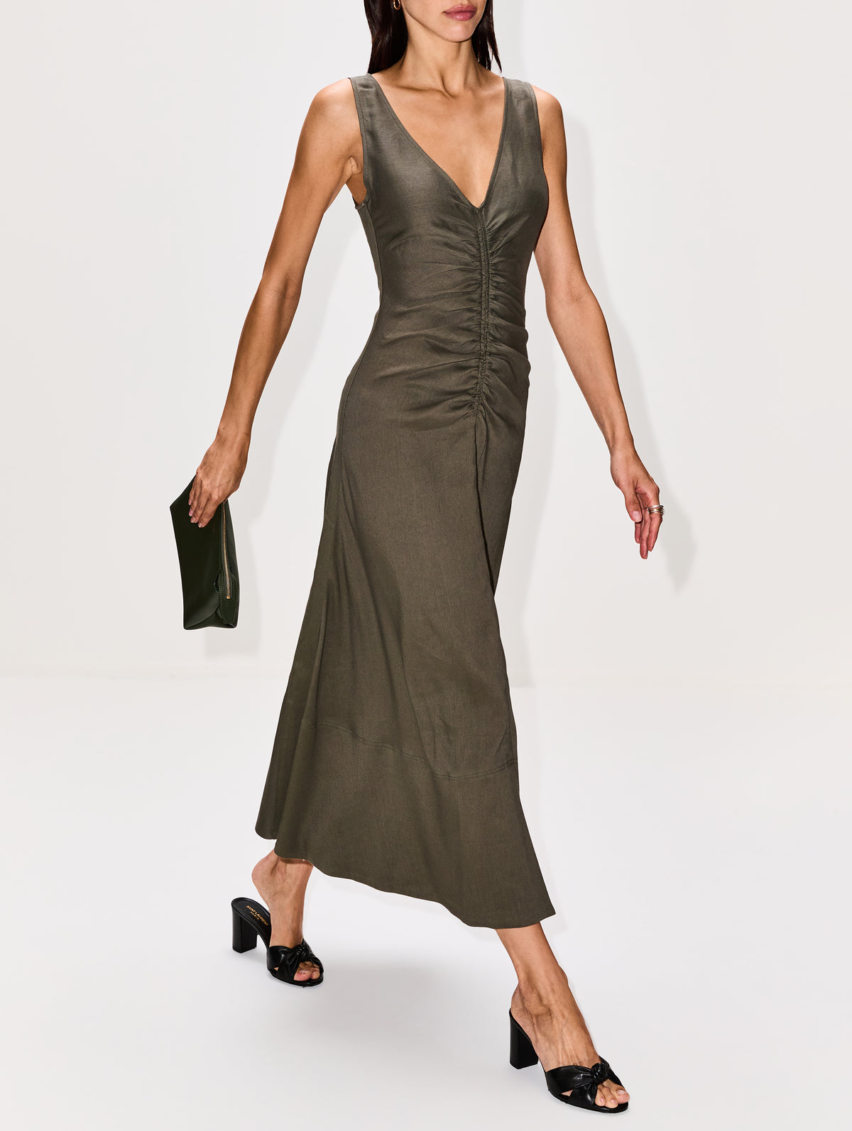 Remi Dress,PROENZA SCHOULER,FATIGUE,Image 3