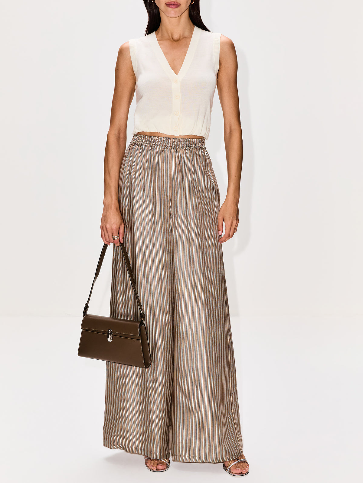 Ladino Long Trouser,MAX MARA,HAZELNUT,Image 2