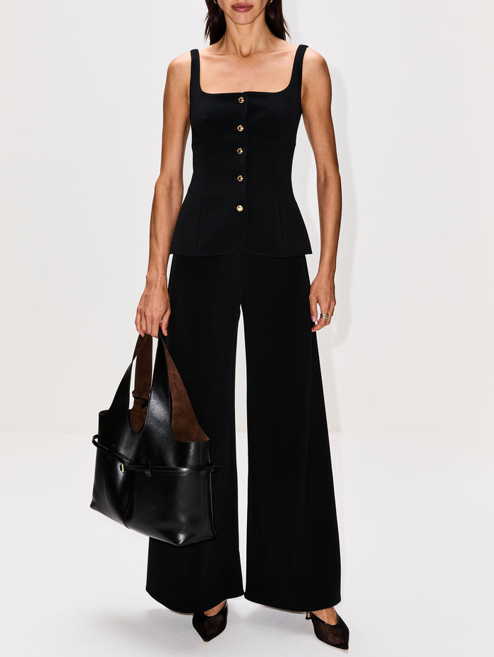 Cambon Cabas Bag,MANU ATELIER,BLACK,Image 1