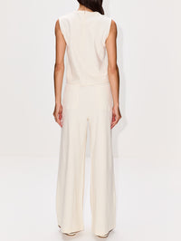 Short Muscle Tank,TWP,IVORY,Image 3