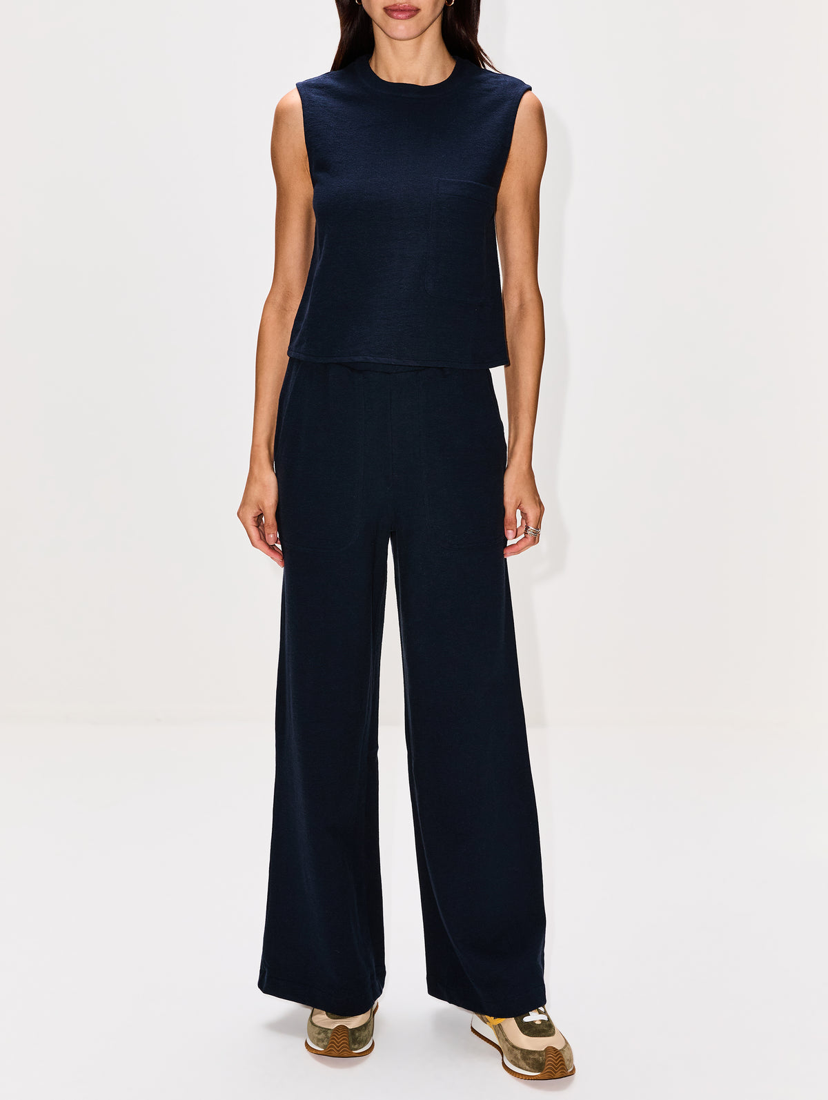 Short Muscle Tank,TWP,MIDNIGHT,Image 2