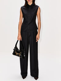 Sorrentino Vest,SIR.,RED PINSTRIPE,Image 2