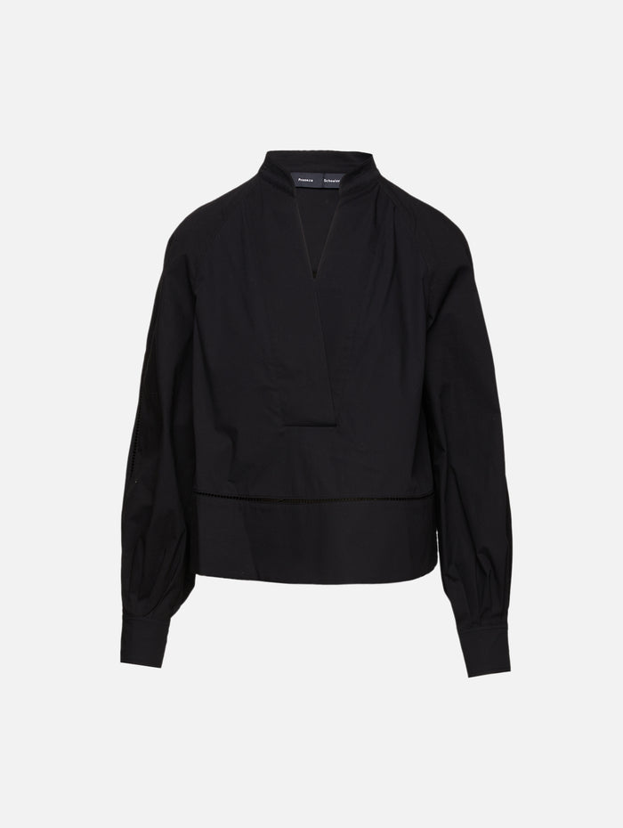 Grayson Top,PROENZA SCHOULER,BLACK,Image 1