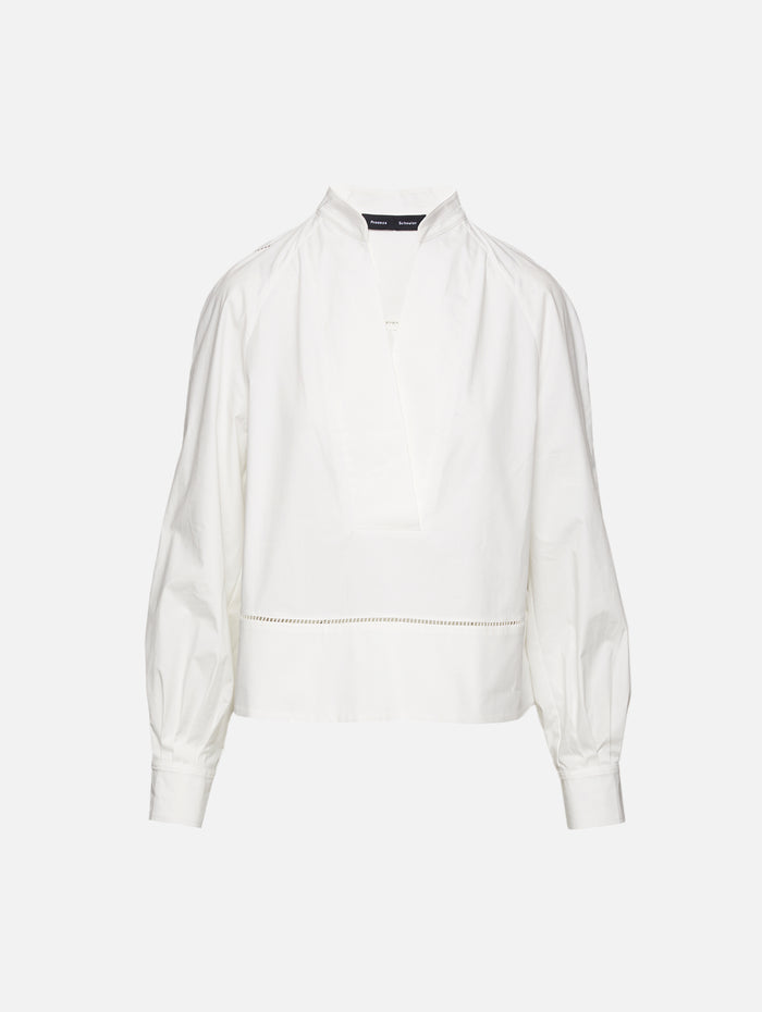 Grayson Top,PROENZA SCHOULER,WHITE,Image 1