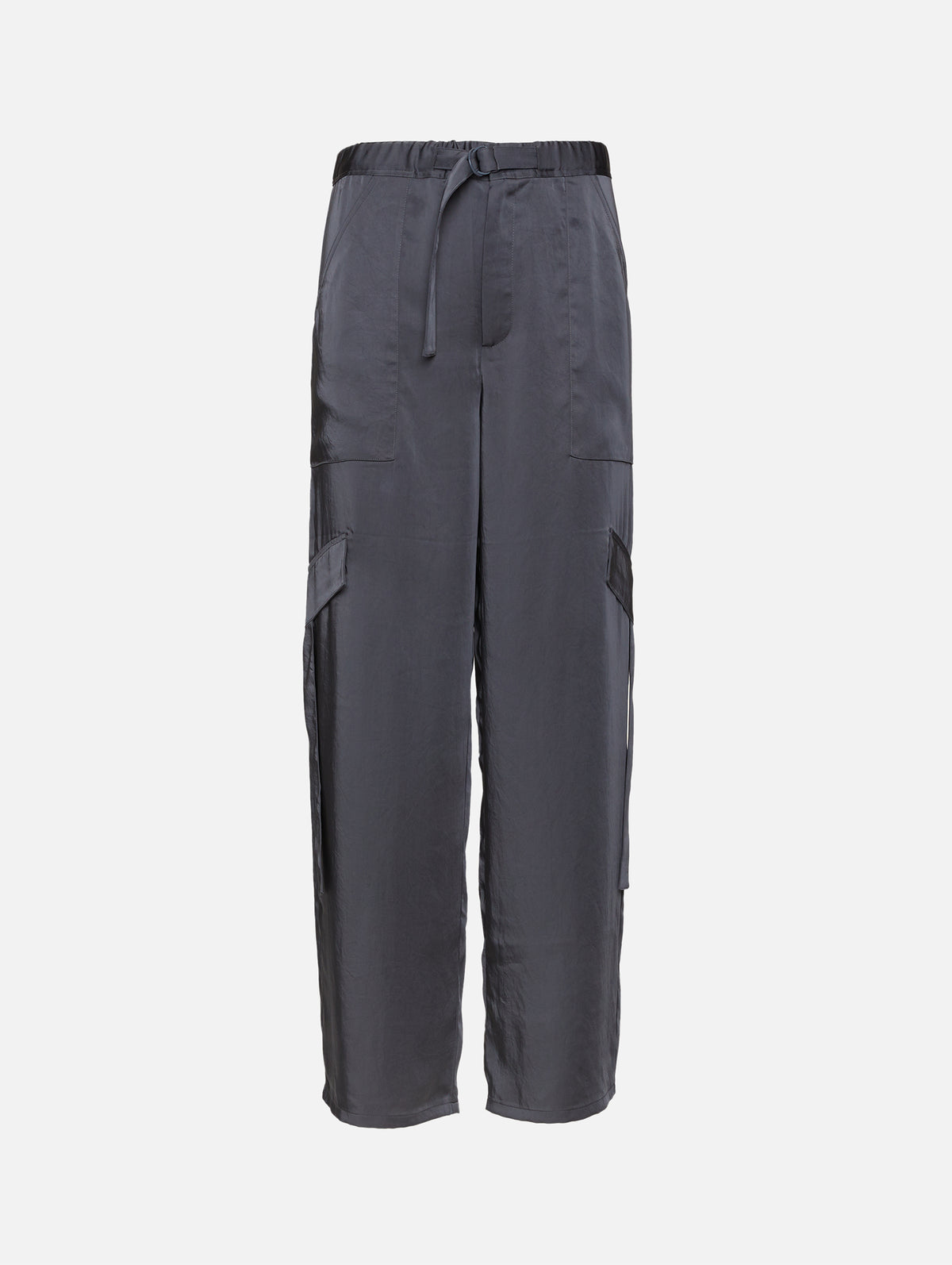 Lightweight Satin Utility Pocket Pant,LAPOINTE,GRAY BLUE,Image 1