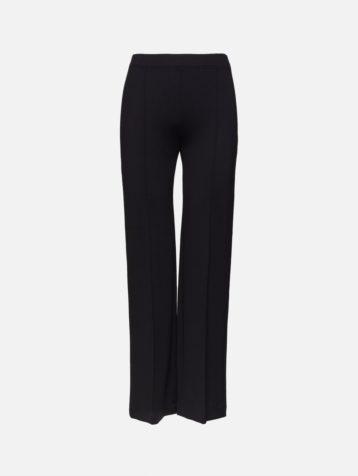 Pintuck Fitted Straight Pant,ROSETTA GETTY,BLACK,Image 1
