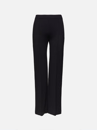 Pintuck Fitted Straight Pant,ROSETTA GETTY,BLACK,Image 1