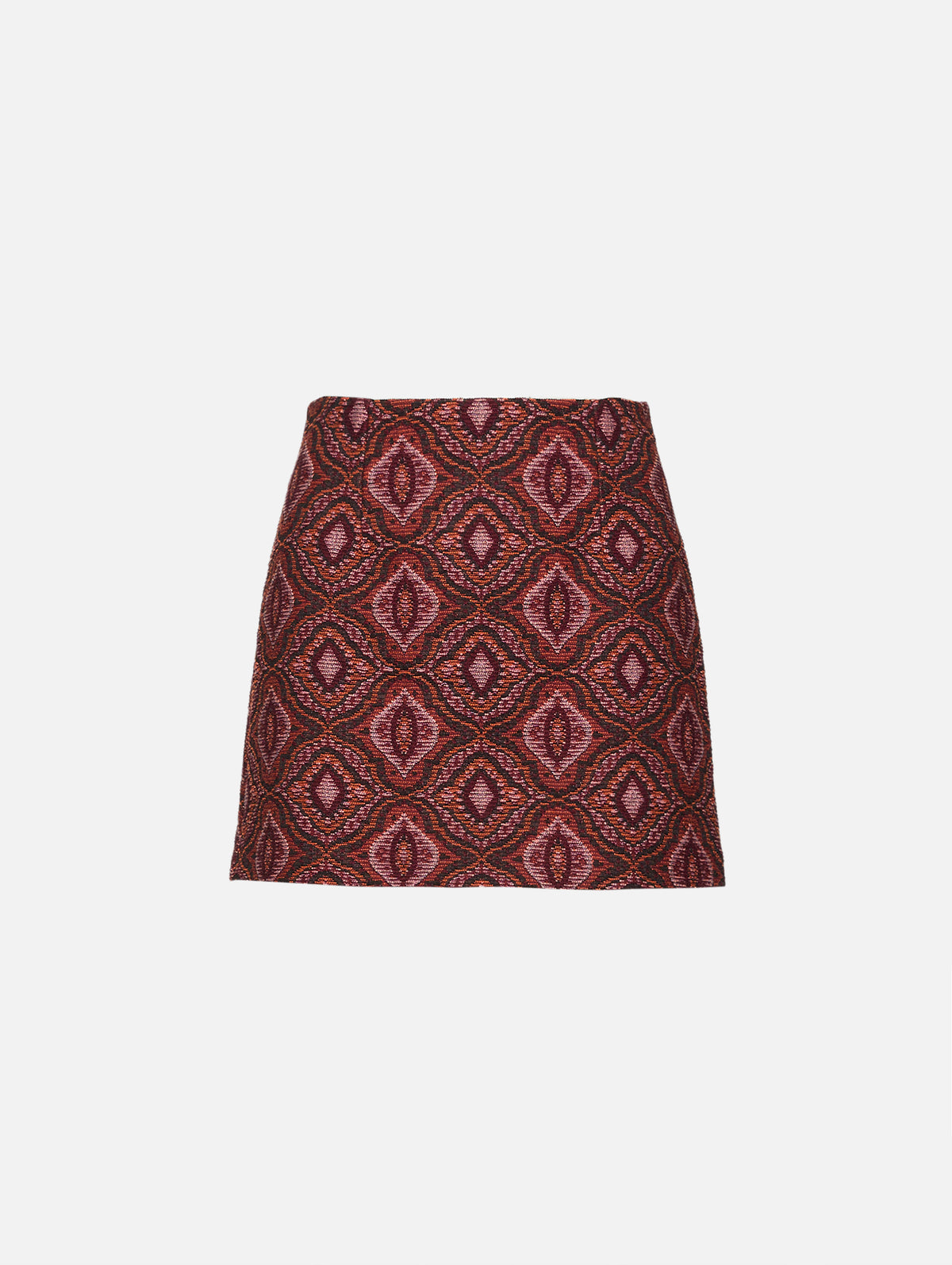 Fall Skirt,VANESSA BRUNO,MULTICO/ROSE,Image 1