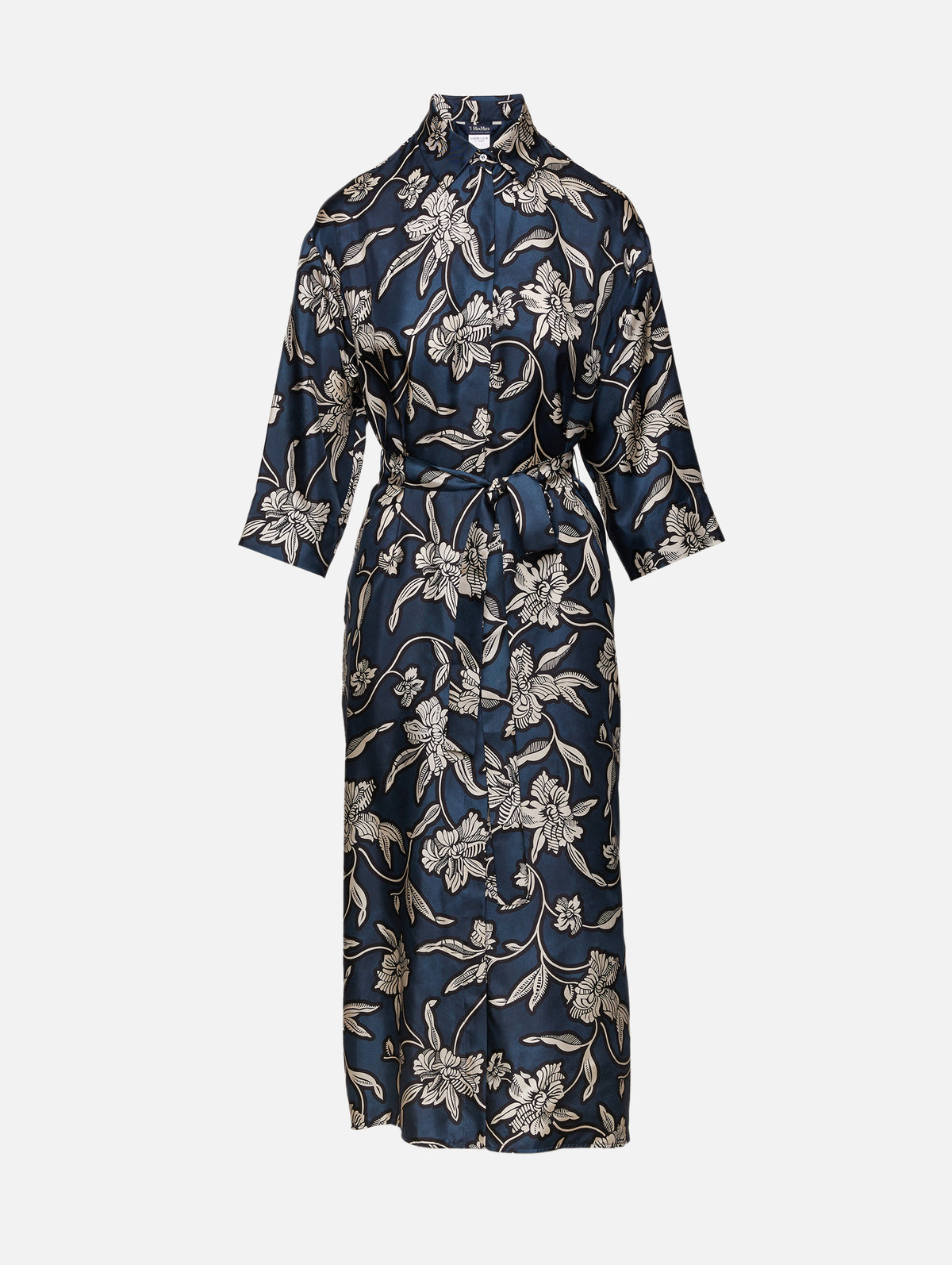 Peonia Dress,MAX MARA,MIDNIGHT BLUE,Image 1
