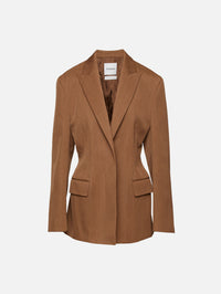 Malina Blazer,FFORME,CAMEL MELANGE,Image 1