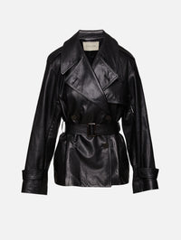 Iggy Leather Jacket,HEIRLOME,BLACK,Image 1