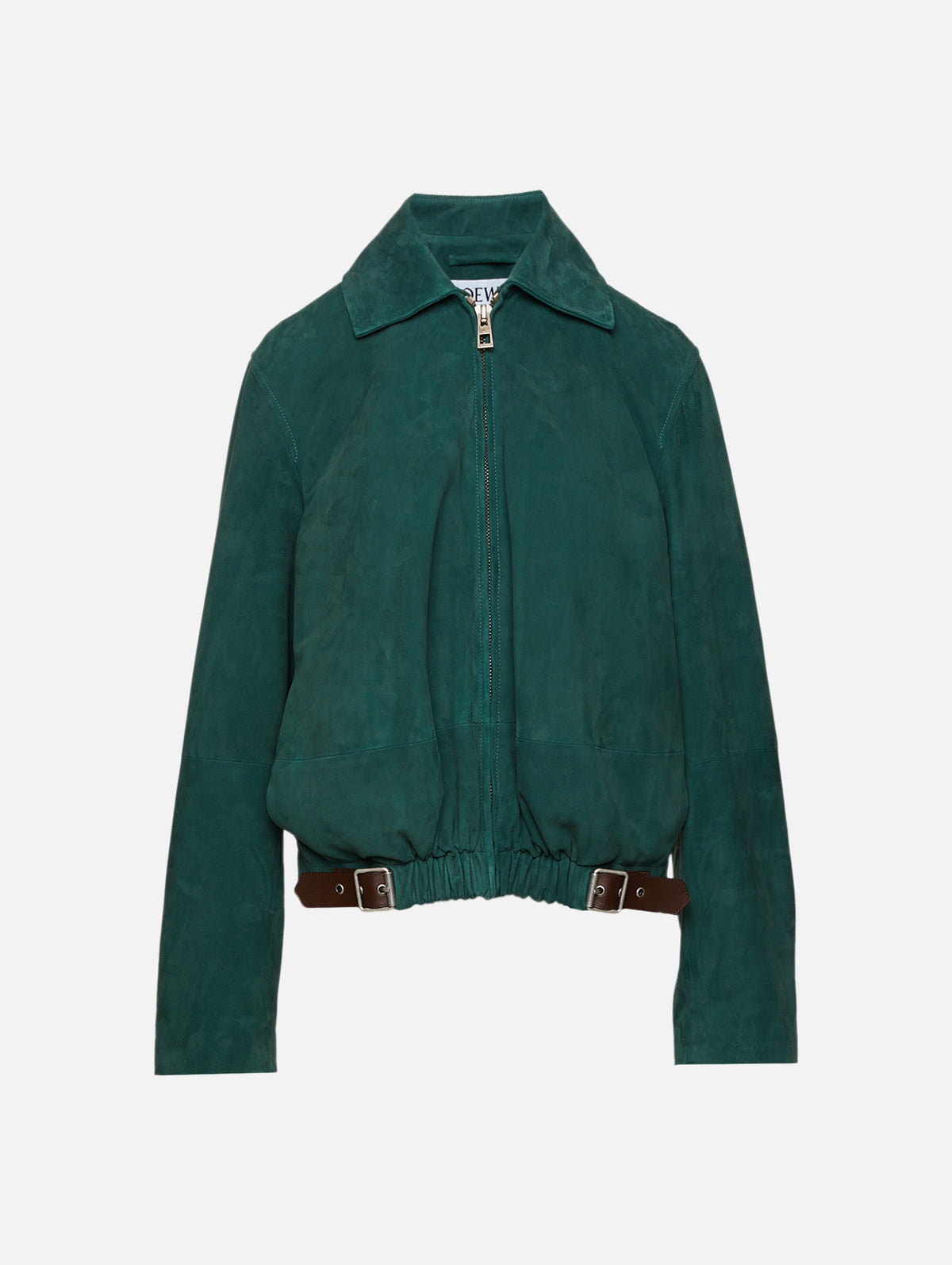 Belted Jacket,LOEWE,GREEN,Image 1