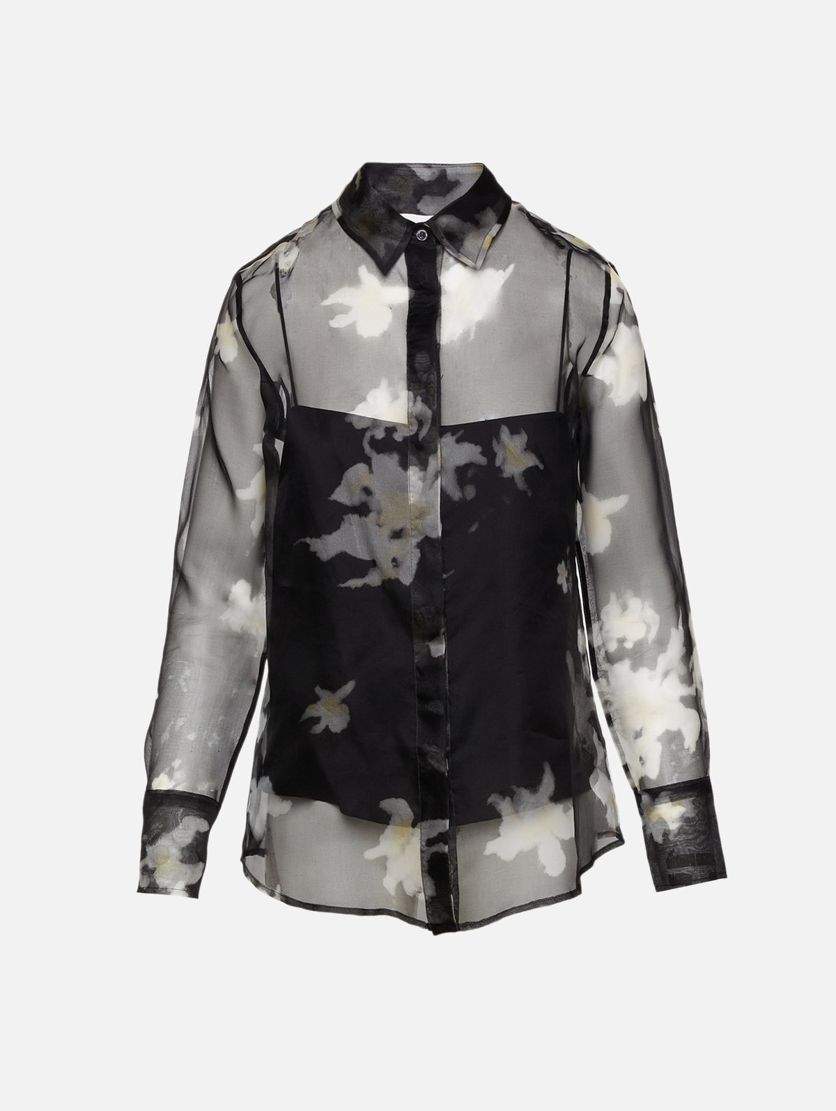 Chika Top,ALTUZARRA,BLACK INKY FLOWERS,Image 1