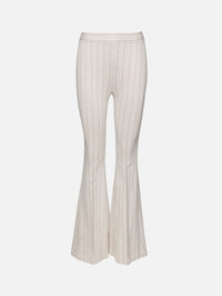 Pull On Pintuck Flare Pant,ROSETTA GETTY,BEIGE/BROWN,Image 1