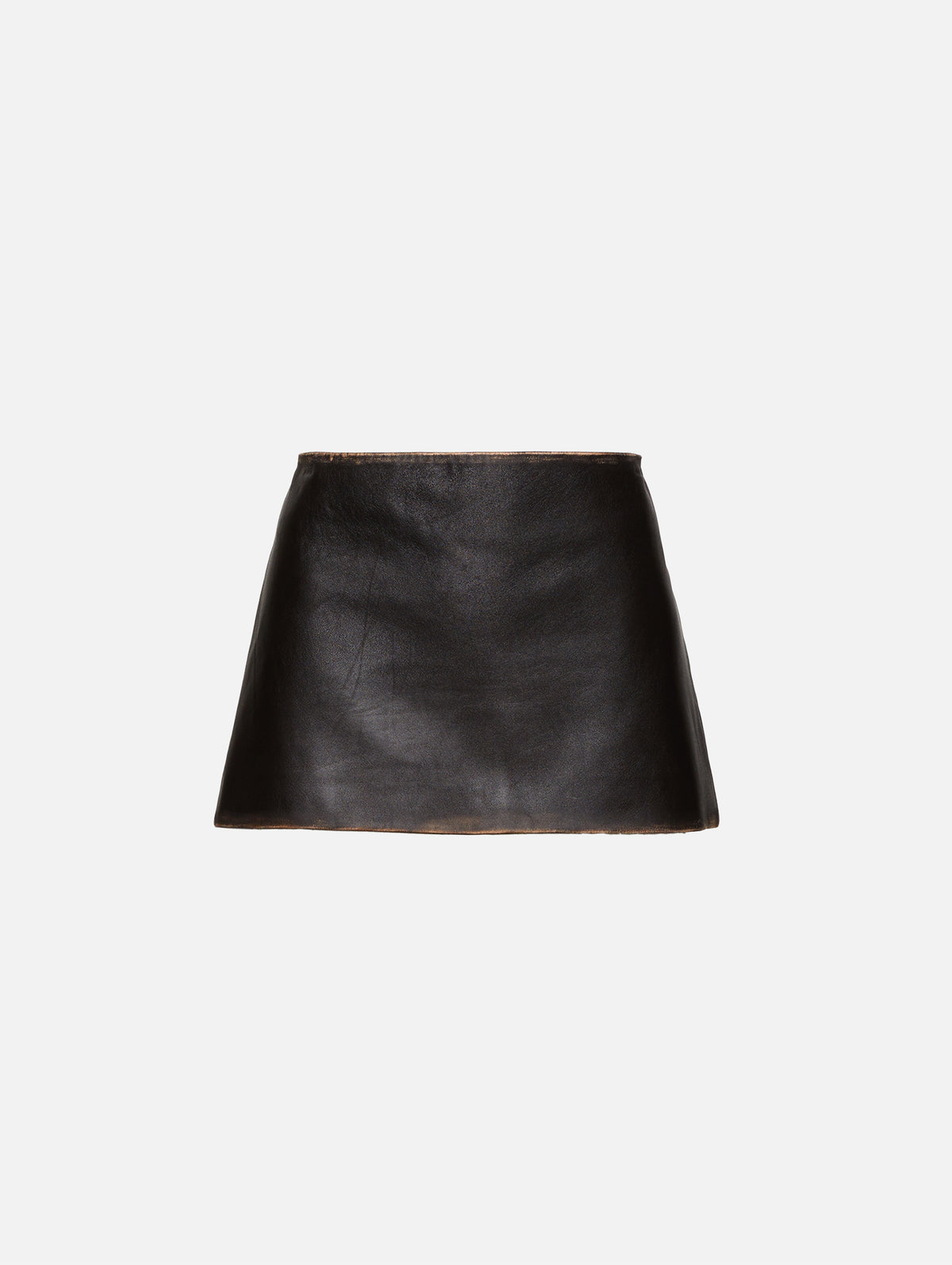 Mulholland Mini Skirt,MIMCHIK,UMBER,Image 1