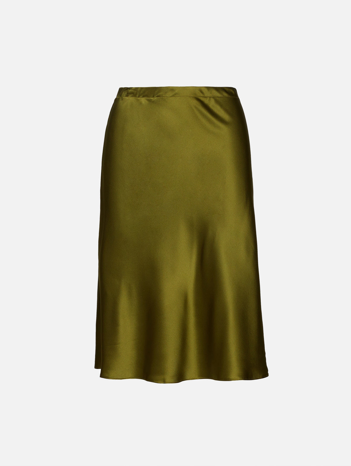 Bias Skirt,ROSETTA GETTY,OLIVE,Image 1