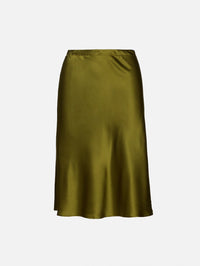 Bias Skirt,ROSETTA GETTY,OLIVE,Image 1