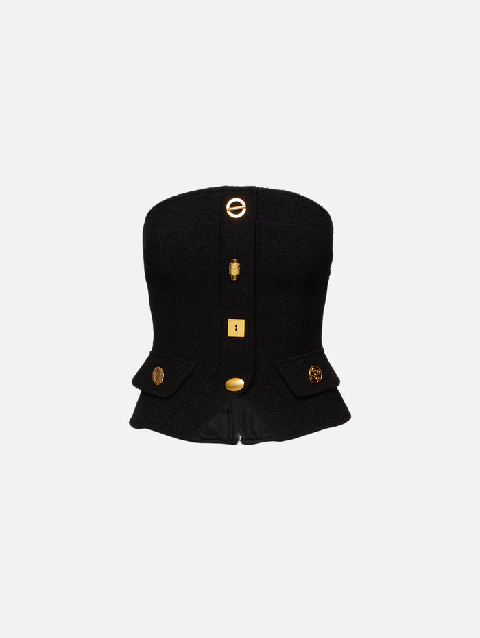 Bijou Top,FRANCOISE,BLACK BOUCLETTE,Image 1