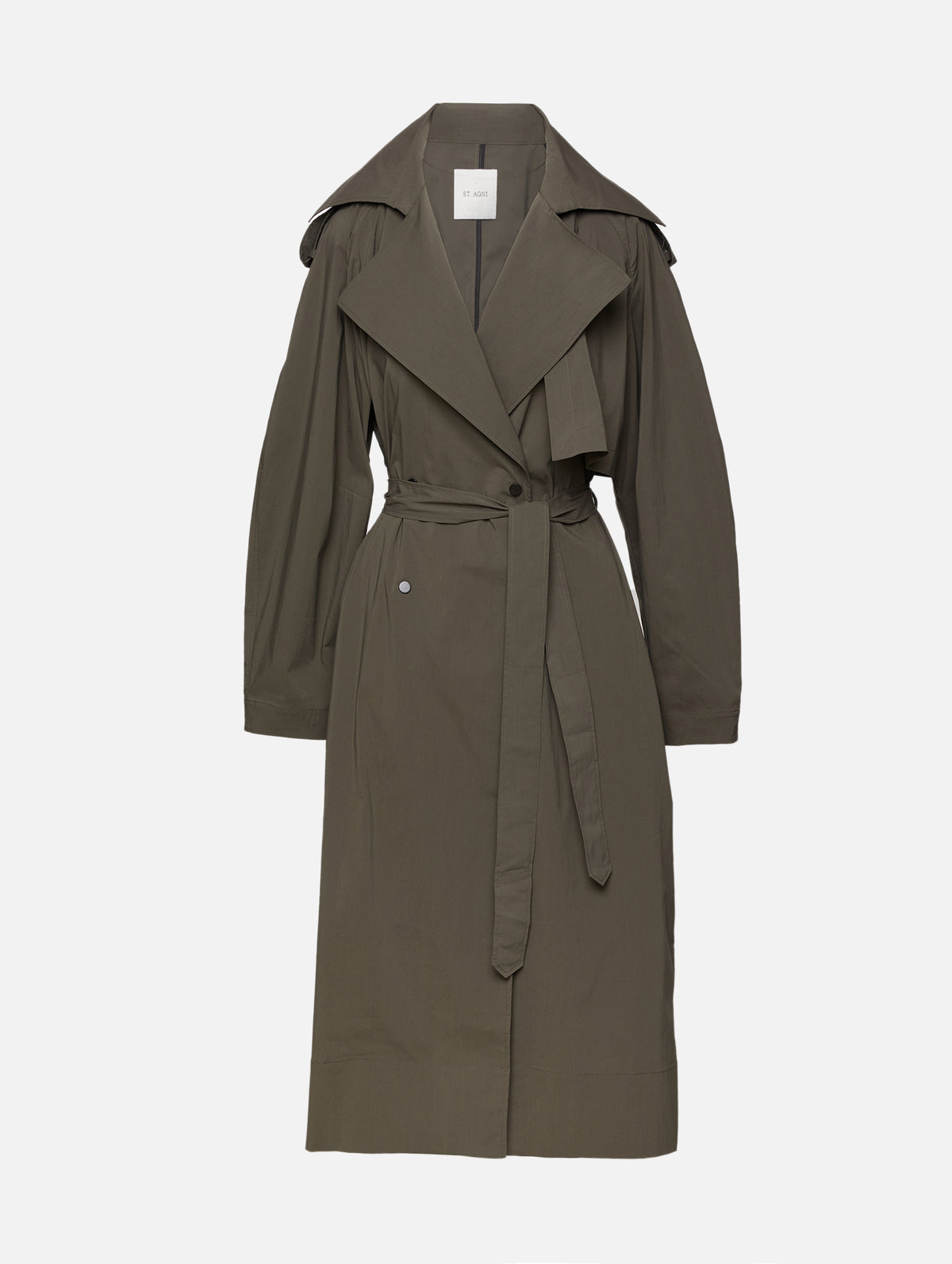 Relaxed Trench,ST AGNI,KHAKI,Image 1