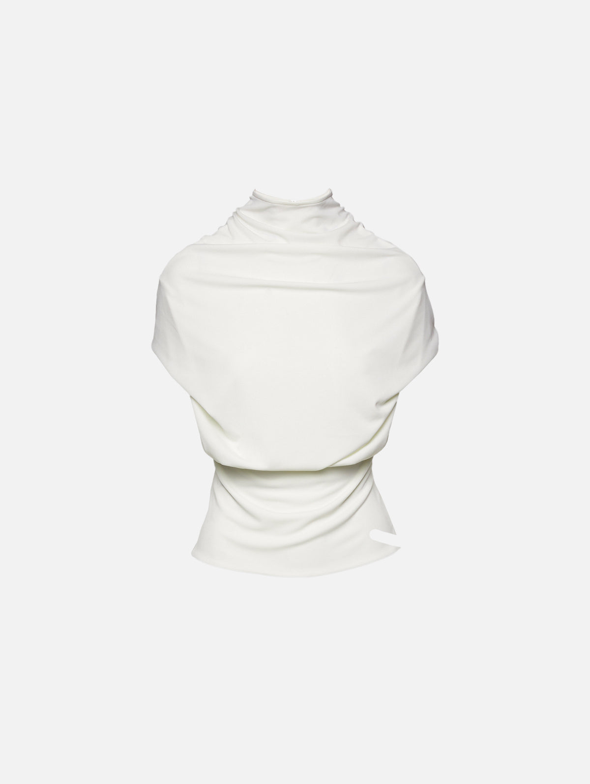 Jocelyn Draped Top,KALLMEYER,MERINGUE,Image 1
