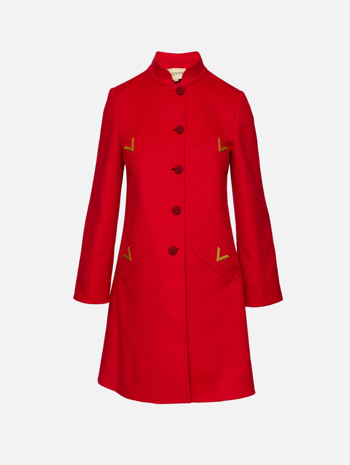 Metal V Overcoat,VALENTINO GARAVANI,PARIS,Image 1