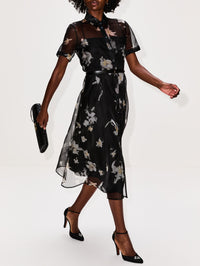 Kiera Dress,ALTUZARRA,BLACK INKY FLOWERS,Image 3