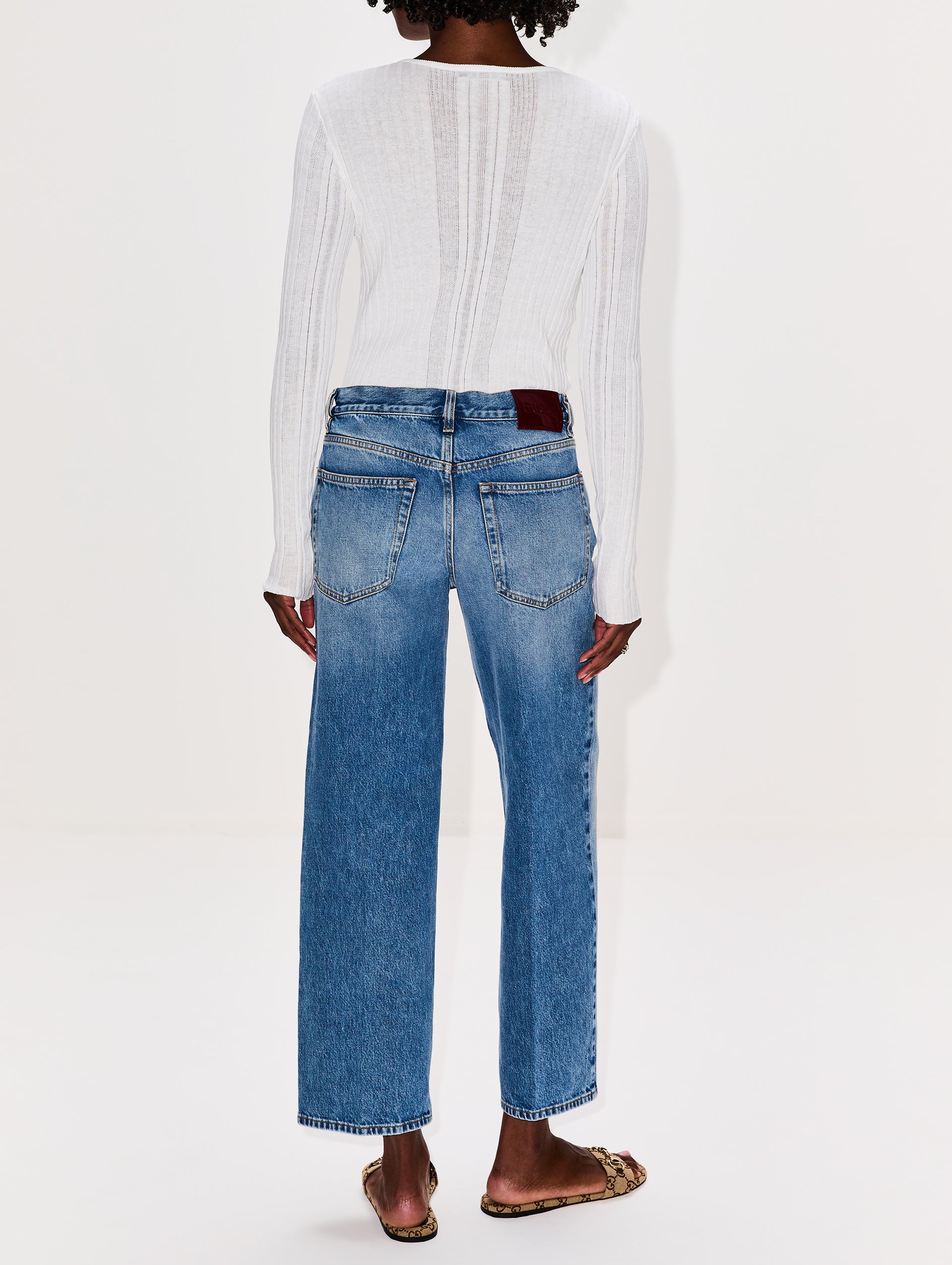 Ballerina Washed Jean | GUCCI | elysewalker
