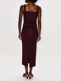 Dixie Dress,KHAITE,ALMANDINE,Image 4