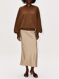 Wolfe Sweater,KHAITE,MAPLE,Image 2