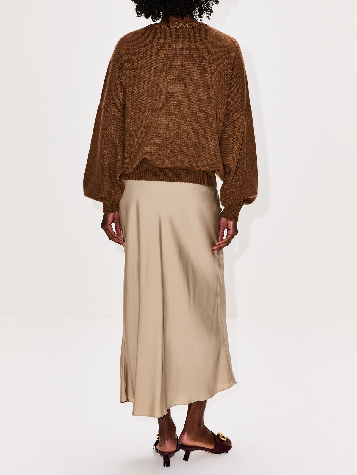 Wolfe Sweater,KHAITE,MAPLE,Image 3