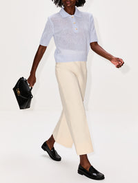 Cropped Trouser,MARNI,IVORY,Image 3