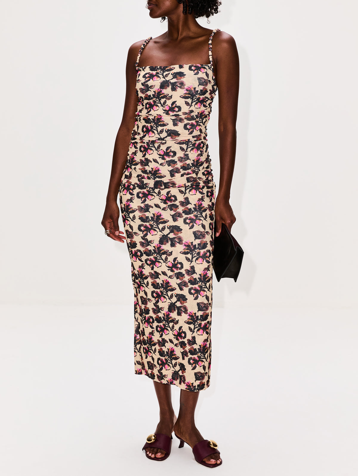 Alexa Day Dress,NANUSHKA,TAPESTRY FLORAL,Image 2