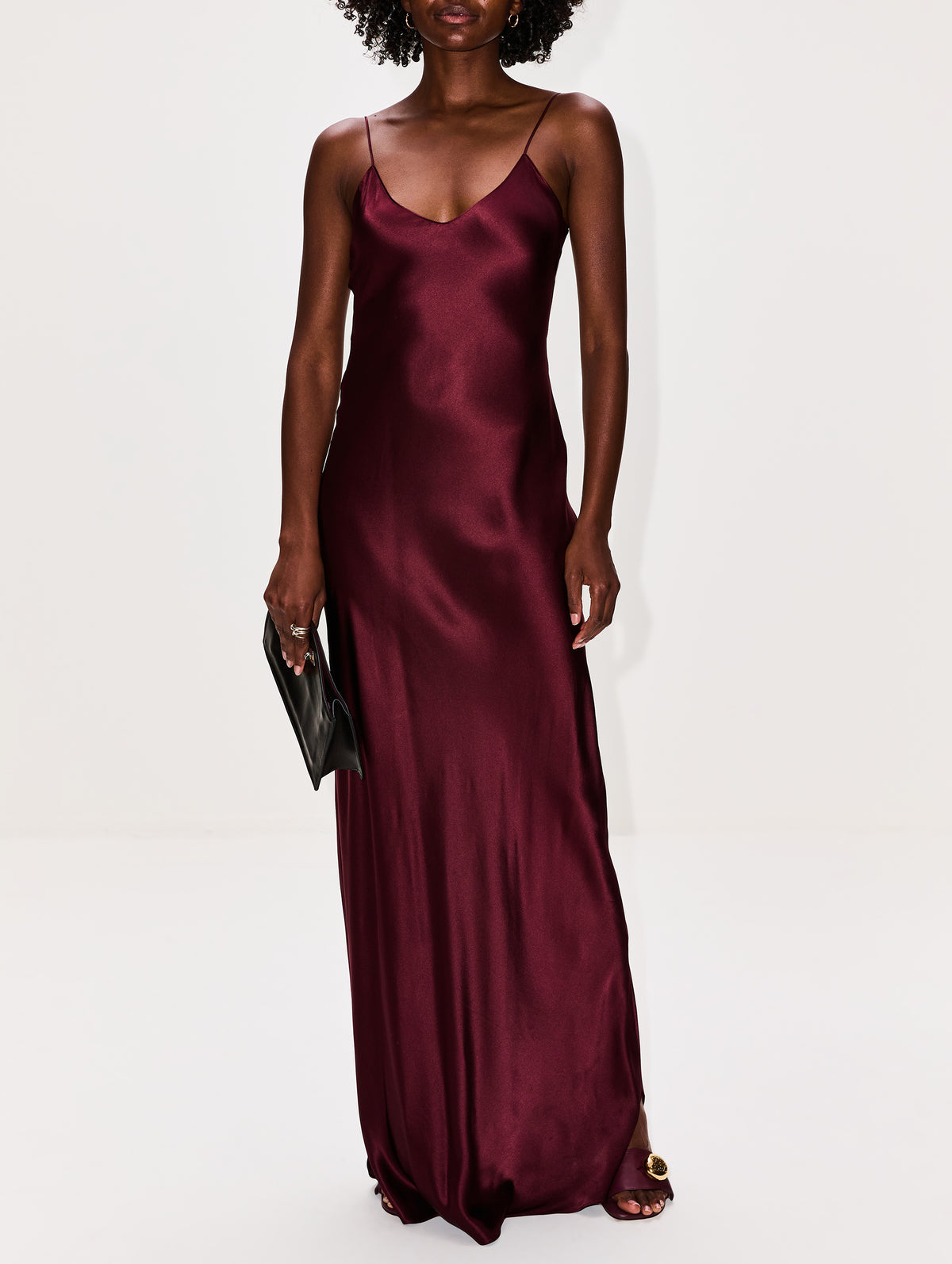 Cami Gown,NILI LOTAN,CLARET,Image 2