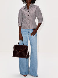 Ciao Ciao Bag,BOTTEGA VENETA,DARK MAHOGANY,Image 2