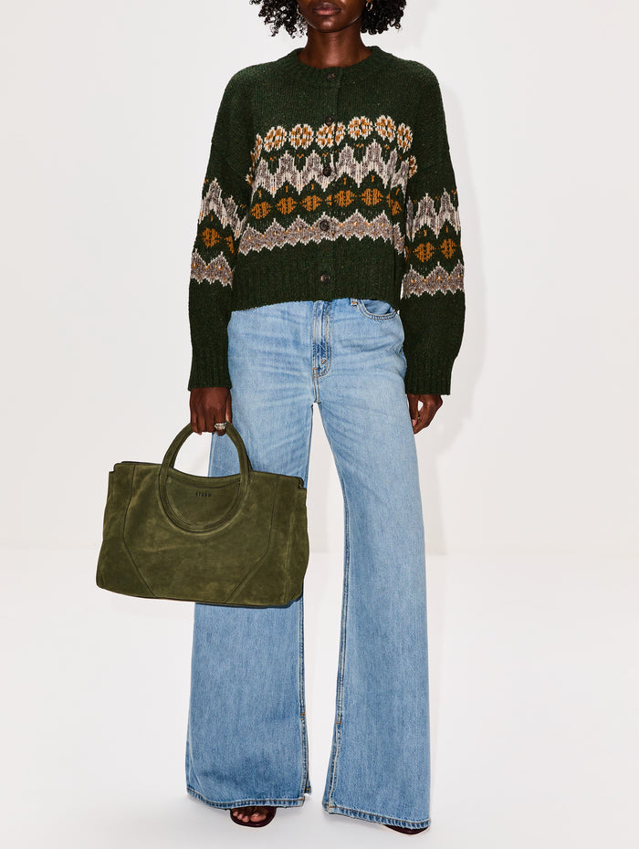 Cammie Sweater,ALTUZARRA,DARK FOREST FAIRISLE,Image 1