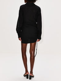 Azura Mini Dress,SIR.,BLACK,Image 4