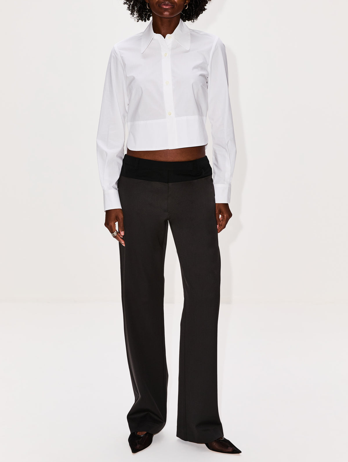 90s Splice Pant,ST AGNI,BLACK OLIVE,Image 2