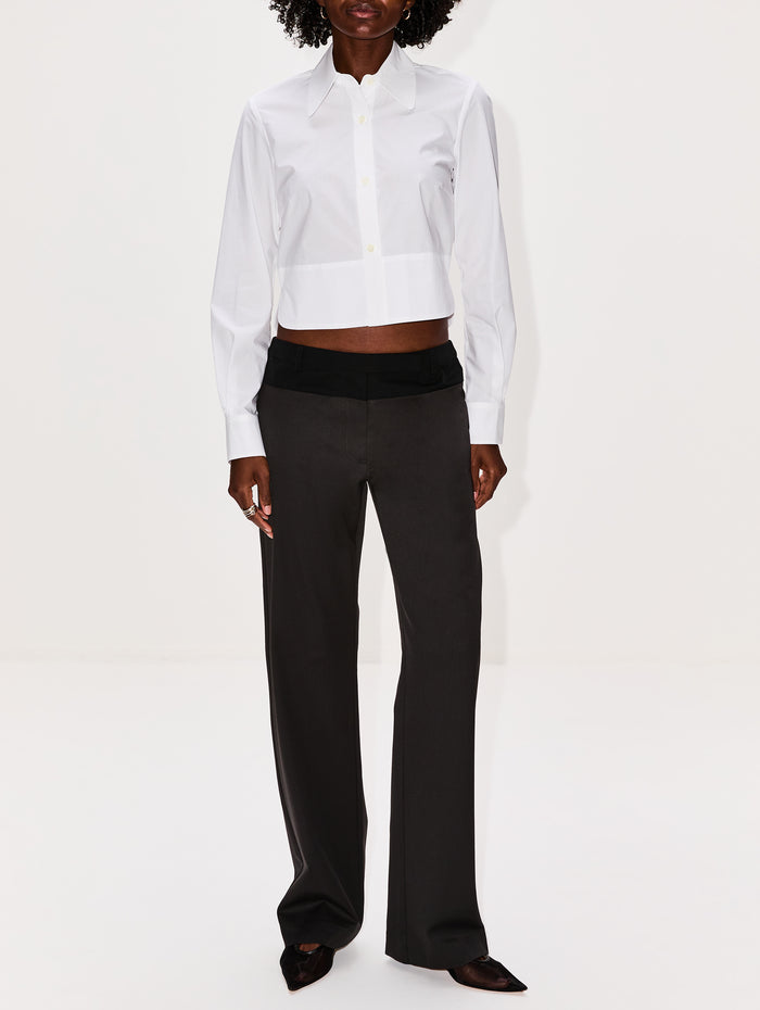 90s Splice Pant,ST AGNI,BLACK OLIVE,Image 1