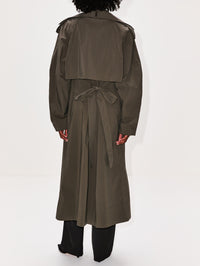 Relaxed Trench,ST AGNI,KHAKI,Image 3