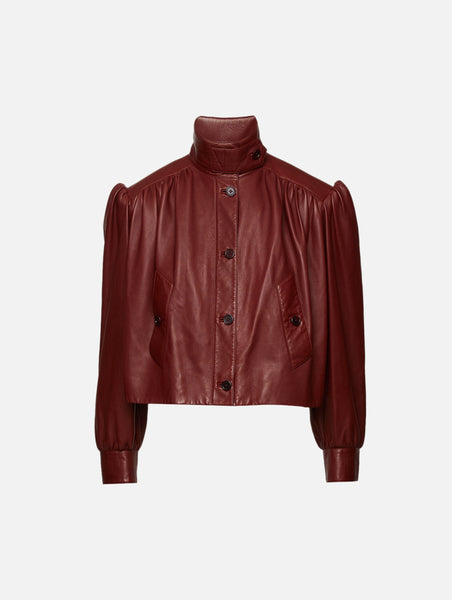 Button Up Leather Jacket CHLOÉ elysewalker