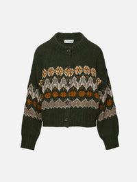 Cammie Sweater,ALTUZARRA,DARK FOREST FAIRISLE,Image 1